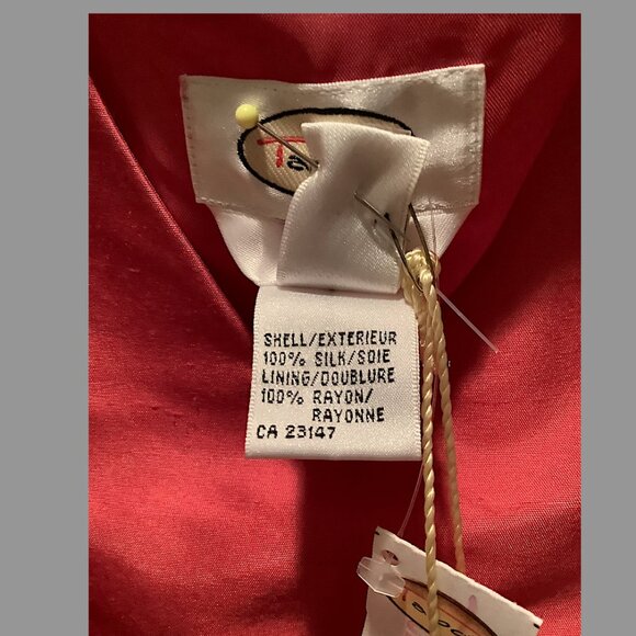 Talbots ClassicSilk Shantung Fushcia sleeveless top Size 10 NWT - Picture 9 of 13